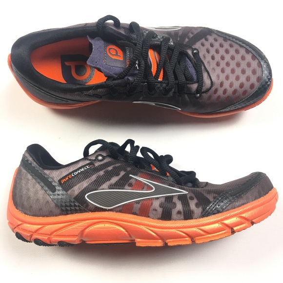 brooks sneakers orange